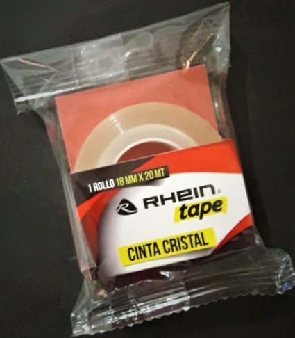 Cinta Adhesiva Cristal Bolsa 18mm x 10mt Rhein