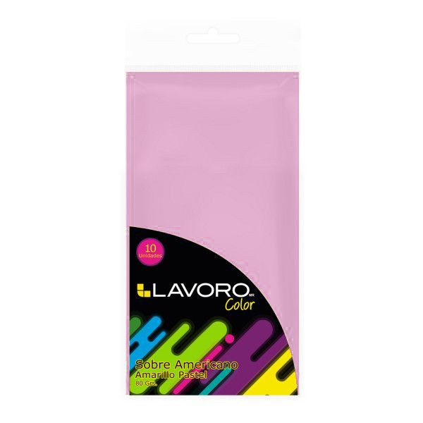 Sobre Americano Rosado Pastel Lavoro