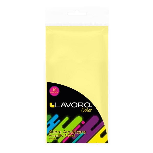 Sobre Americano Amarillo Pastel Lavoro