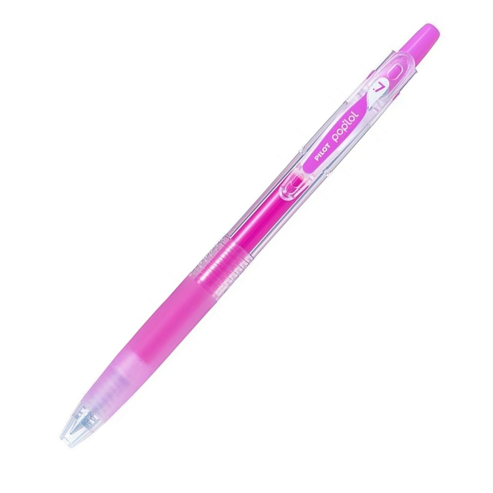 Lápiz Gel POPLOL 0.7 Rosado Metalico PILOT