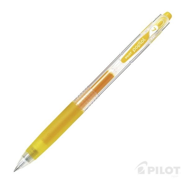 Lápiz Gel POPLOL 0.7 Amarillo Pastel PILOT