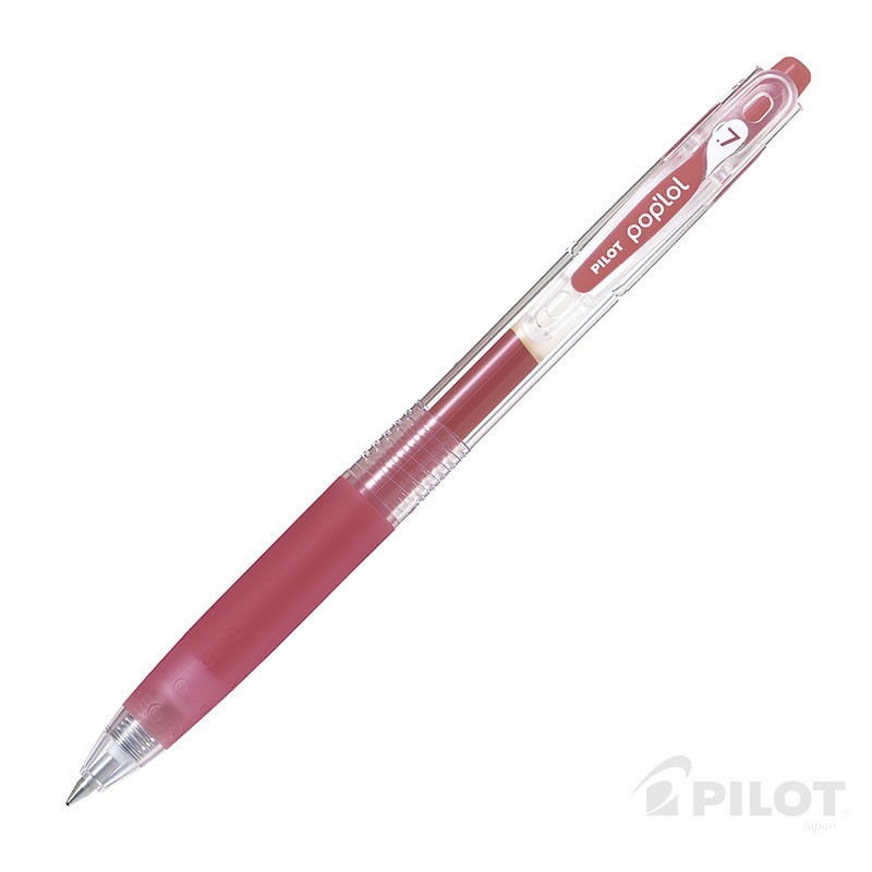 Lápiz Gel POPLOL 0.7 Rosado Metalico PILOT