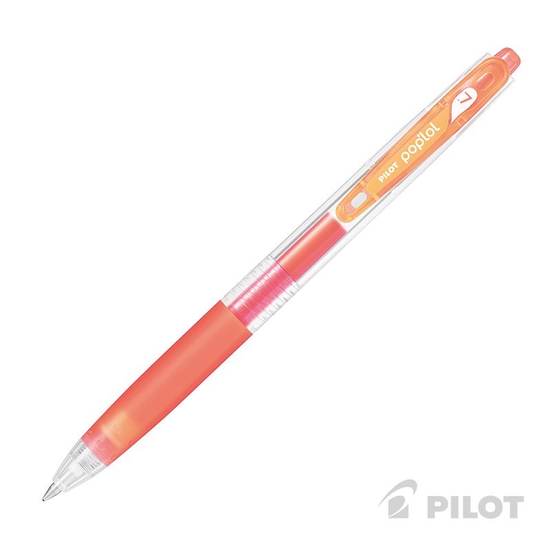 Lápiz Gel POPLOL 0.7 Naranjo PILOT