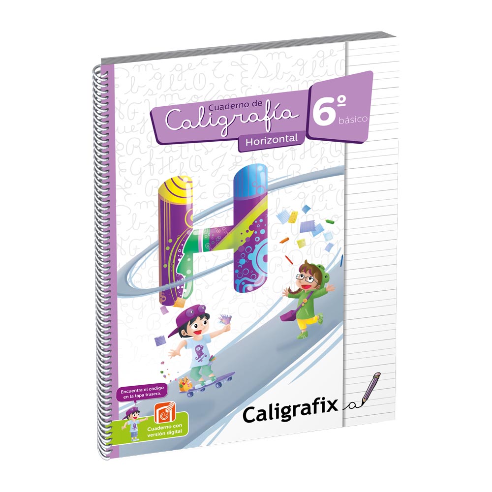 caligrafia 6to basico horizontal C60h caligrafix